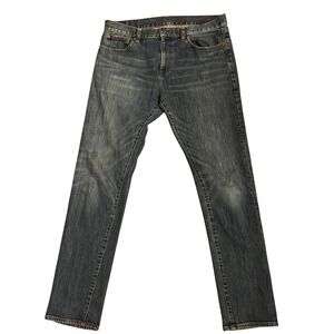 Brooks Brothers 116 Slim Fit Jeans Mens 36x34 Blue Dark Wash Prepp